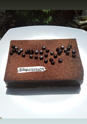 Foto resep 027. Pudding Brownies Cake Chocolate Dark 💯💜