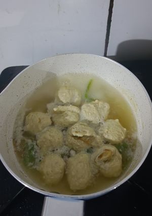 Foto resep Mpasi Baso Nasi Menu Lengkap 9+