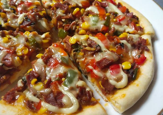 Resep Crust Pizza (Renyah dan Empuk) Tanpa Ulen Profing Kilat