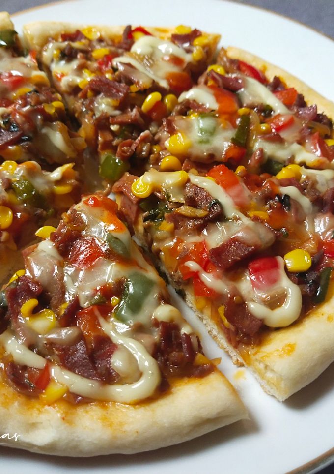 Foto resep Crust Pizza (Renyah dan Empuk) Tanpa Ulen Profing Kilat