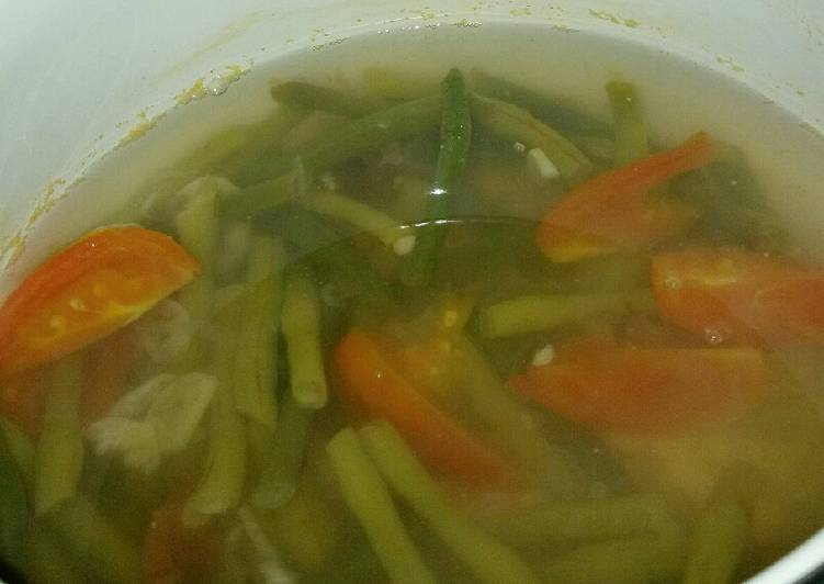 Sayur asem kacang panjang