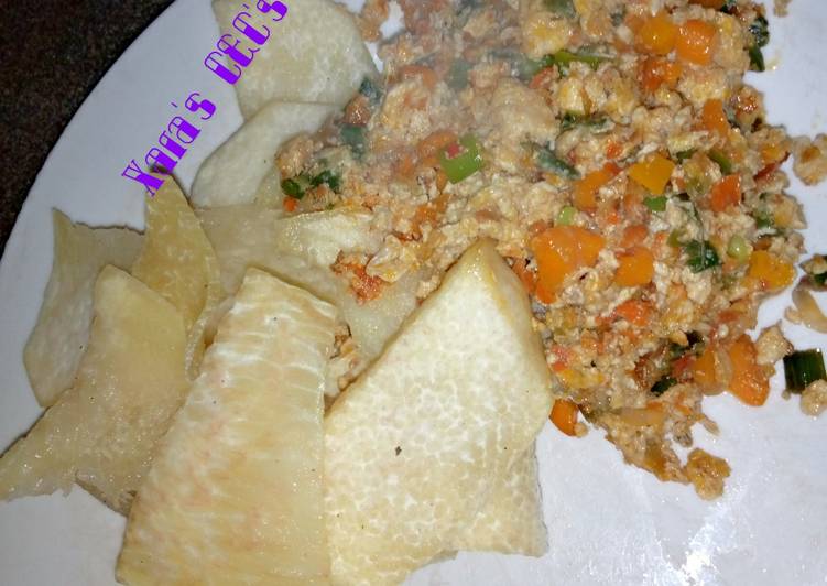 Simple Way to Prepare Homemade Fried yam | This is Recipe So Quick You Must Undertake Now !!