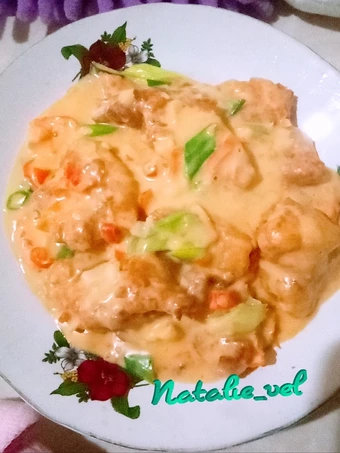 Cara Mudah Membikin Resep Ayam creamy telor asin yang Menggugah Selera Anti Ribet, Bikin Ngiler