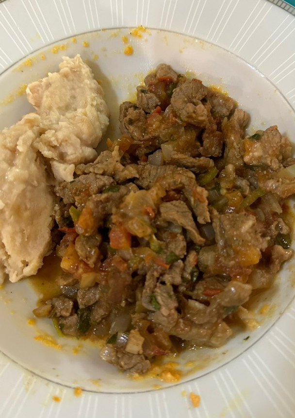 Una foto de Carne a la Mexicana
