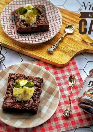 Foto resep Nutella Brownies Cake 3 bahan