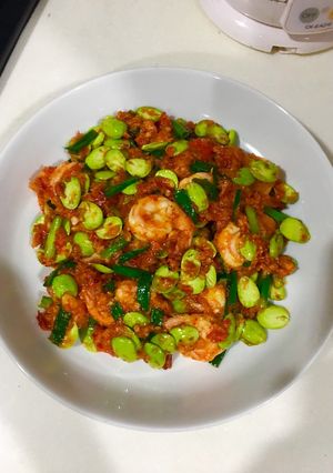 Foto resep Sambal udang petai