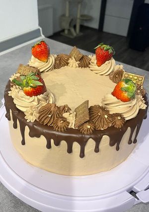 Epres csokitorta recept fotója