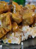 Salsa de Solomillo y mostaza con arroz