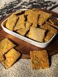 🥑🧀Crackers de palta, queso y avena 🧀🥑Con semillas de sésamo