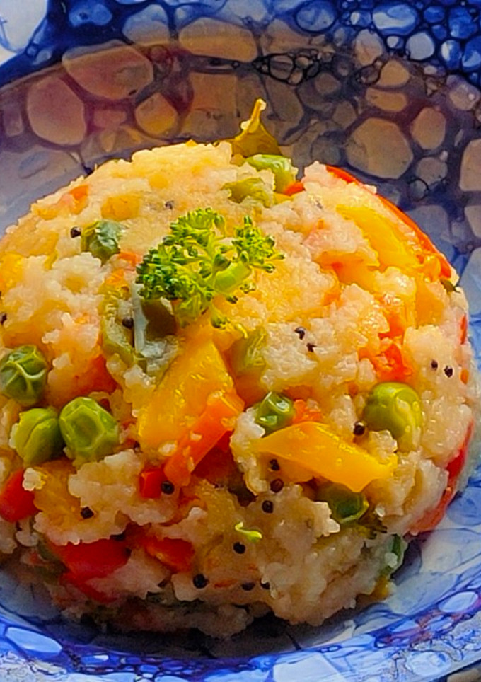 A picture of Rava Upma.