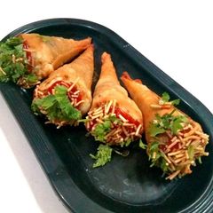 A picture of Samosa Cone.