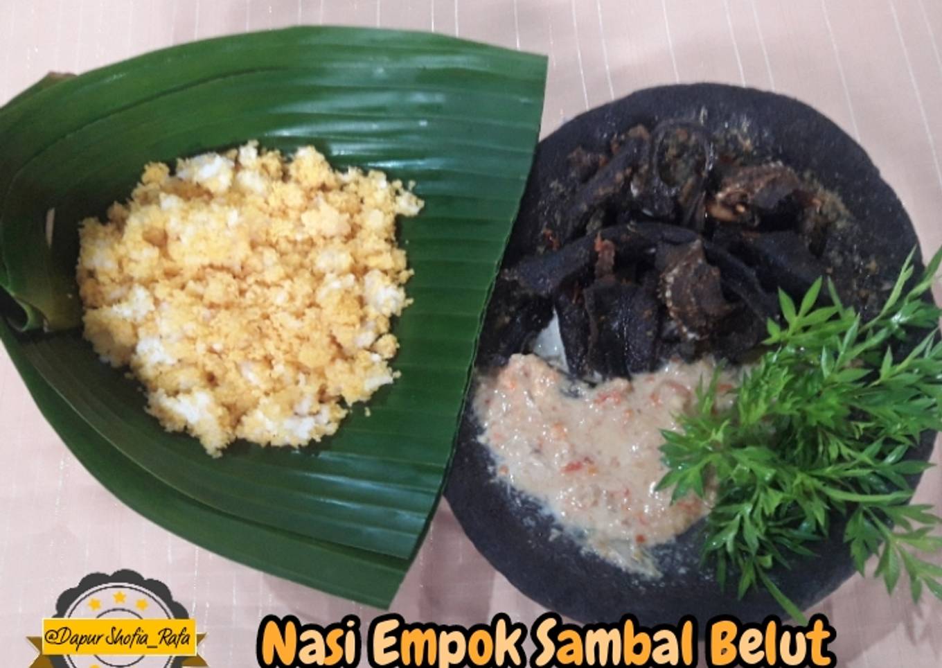 Nasi Empok Sambal Belut