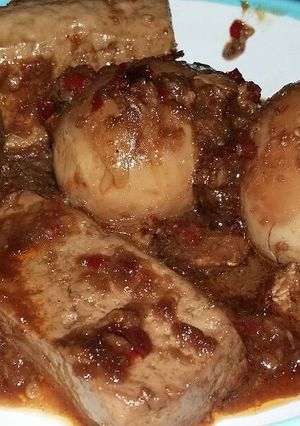 Foto resep Semur telor tahu