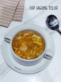 Foto resep Sup Jagung Telur