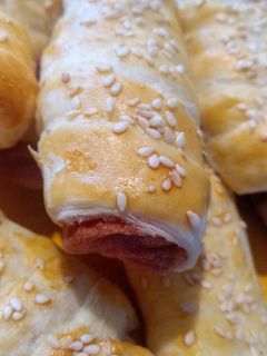 Virslis tekercs recept fotója