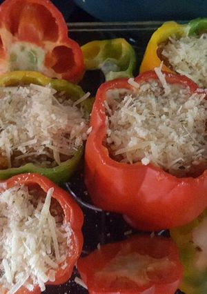 Una foto de Pimentones rellenos - lassagna