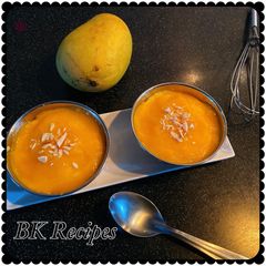 A picture of Mango Phirni.