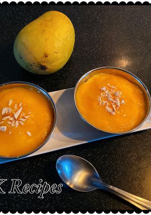 A picture of Mango Phirni.