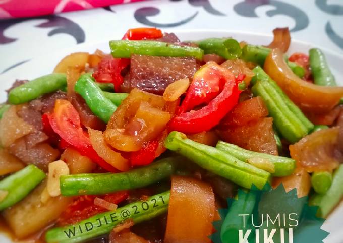 Bagaimana cara buat Tumis Kikil Buncis dijamin nagih banget
