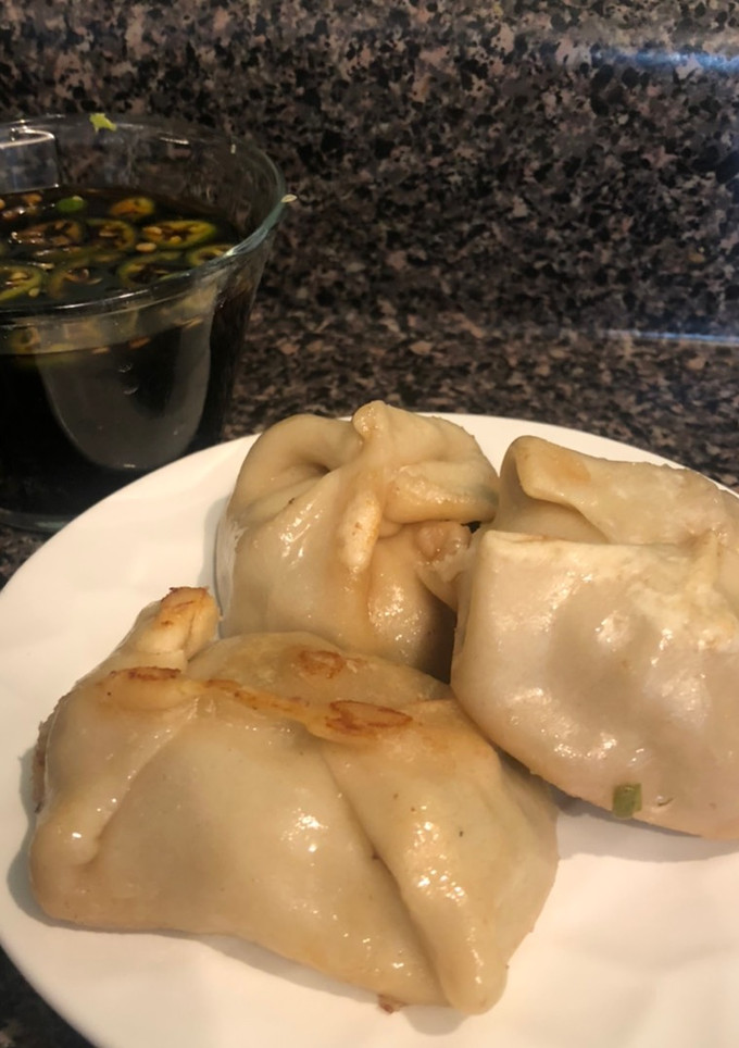 Una foto de Dumplings/gyozas caseros