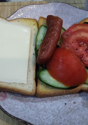 德國香腸烤土司 的食譜成品照片