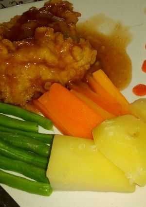 Foto resep Chicken steak simple