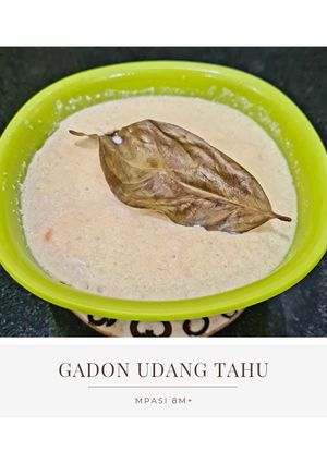 Foto resep MPASI 8m+: Gadon Udang Tahu