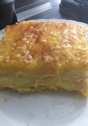 Una foto de Polenta rellena