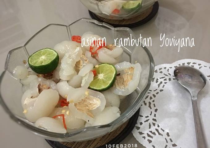 Resep Asinan Rambutan Oleh Yovi Yana Cookpad