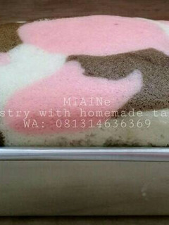 Foto resep Steamed Neapolitan cake/ bolu kukus #pr_recookanekabolkus