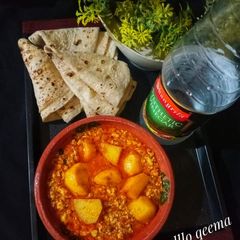 A picture of Smokey alllo qeema.