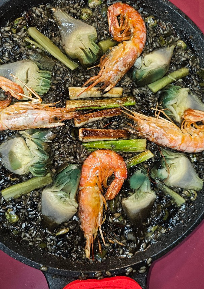 Una foto de Arroz con verduras de temporada "Lucas"