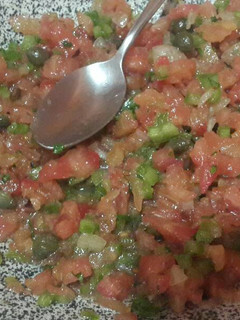 A picture of Moroccan salad 😁.