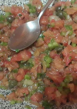 A picture of Moroccan salad 😁.