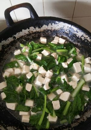Foto resep Sup sawi simple