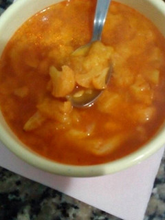 Una foto de Sopa de coliflor