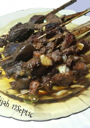 Foto resep Sate Kambing Empuk Sambel Kecap