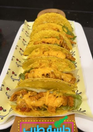 صورة لوصفة تاكو دجاج 🌮