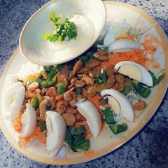 A picture of Mexican salad.