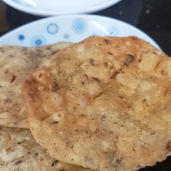A picture of Tea time namkeen puri.