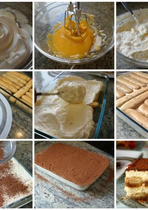Una foto de Tiramisú con un touch más liviano!