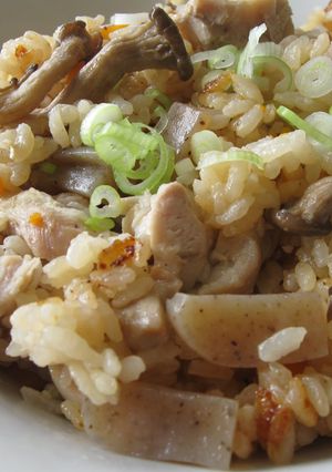 A picture of Chicken Takikomi Gohan.