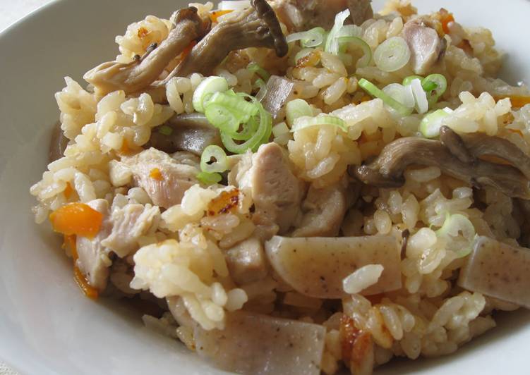 Step-by-Step Guide to Prepare Speedy Chicken Takikomi Gohan