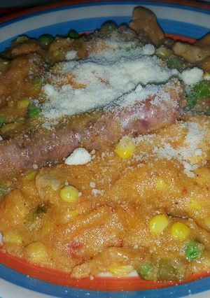 Una foto de Guiso de polenta