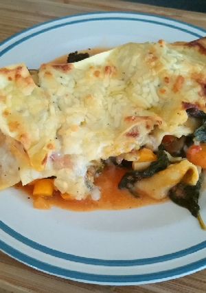 A picture of Spinach Lasagne.