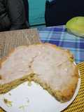 Budín de nuez con glasé