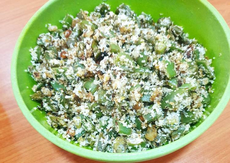 Recipe of Super Quick Green beans with coconut