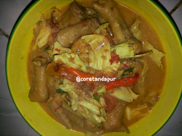 Cara Mudah Menyiapkan Resep Tongseng Ceker Ayam Cihuuuy yang Lezat Anti Ribet, Lezat