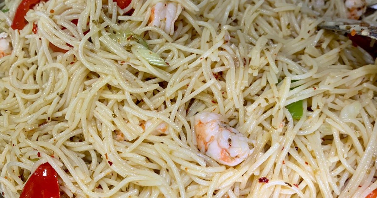 Resipi Spaghetti Aglio Olio Versi Campak2 oleh Allyia - Cookpad