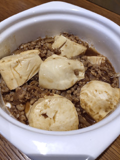 A picture of Tofu with Ground Beef.